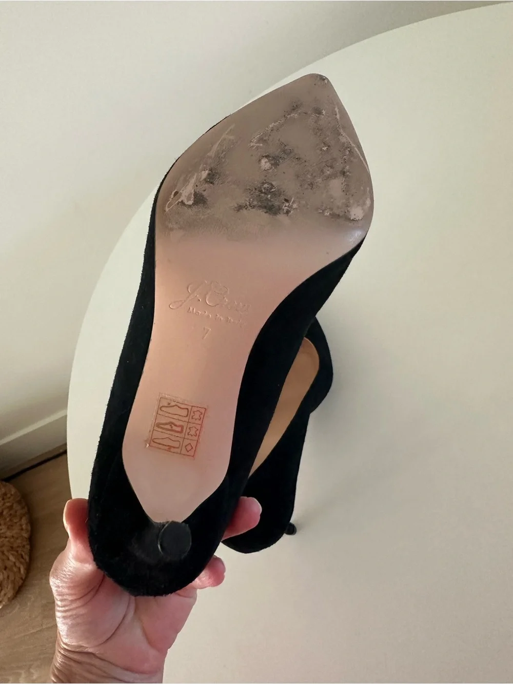 New J Crew Black Suede Pointed-Toe Stiletto Pumps - Women